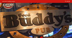 Desktop Screenshot of goodbuddyspub.com